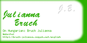 julianna bruch business card